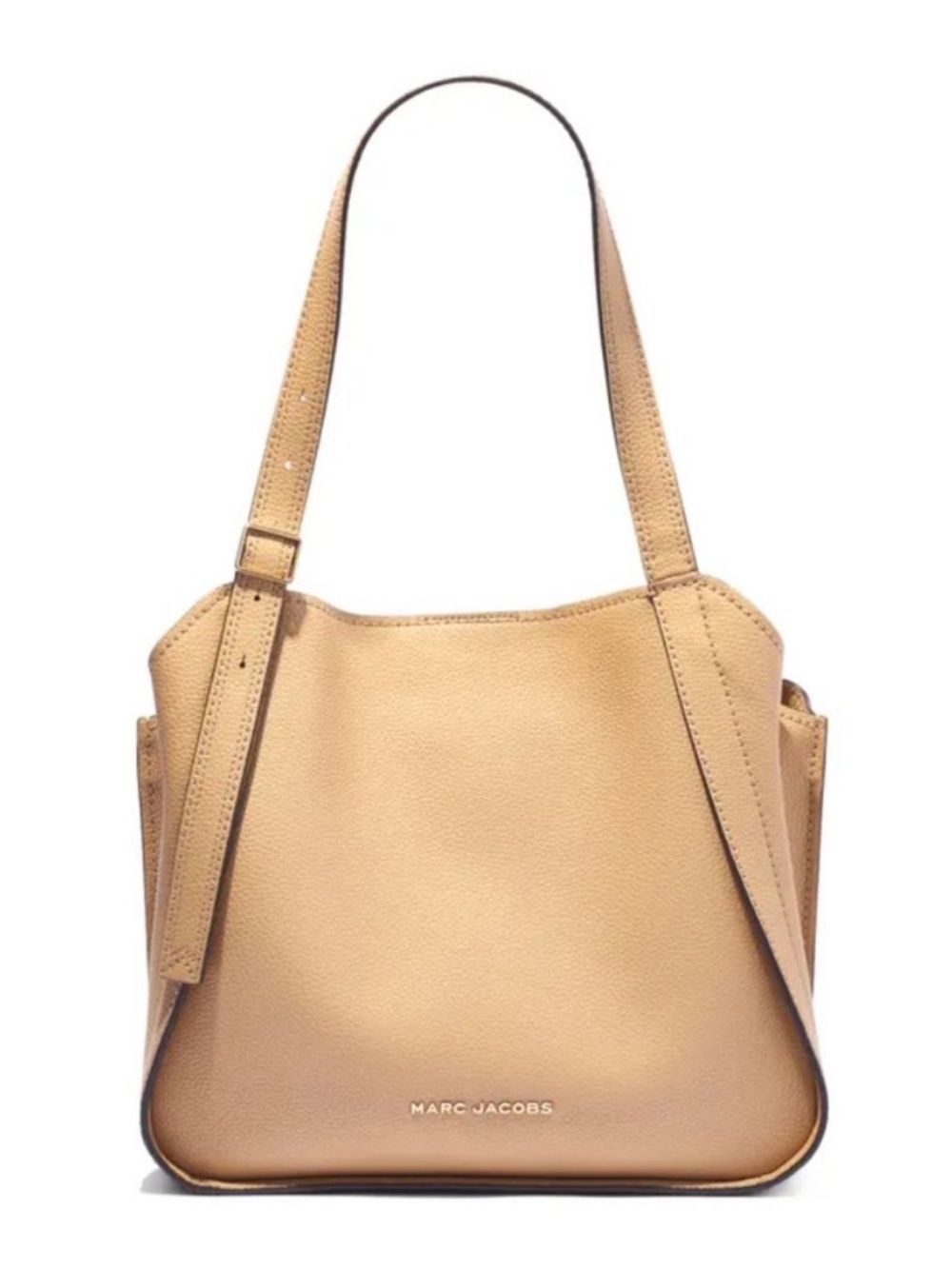 Marc Jacobs The Director Tote Bag Tan Faux Vegan Leather NWT